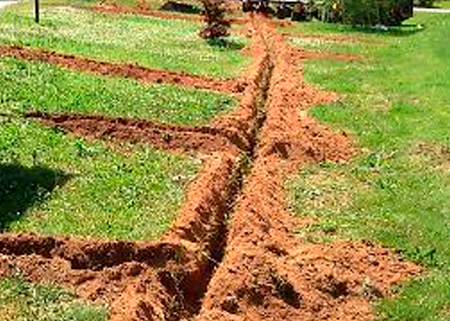 Irrigation System Repairs BEFORE AFTE