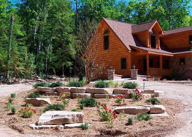 New Construction Landscaping BEFORE AFTER